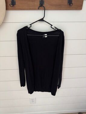 H&M Long Black Cardigan
